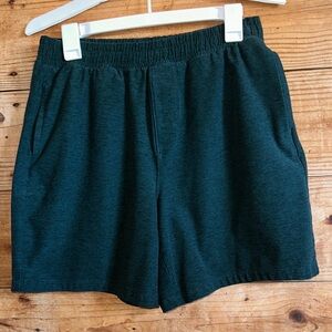 Beyond Yoga Green Heathered Shorts